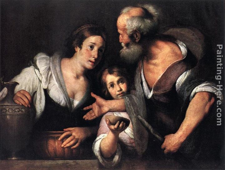 Bernardo Strozzi Prophet Elijah and the Widow of Sarepta